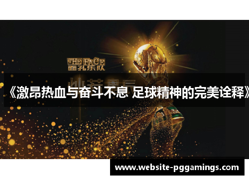 《激昂热血与奋斗不息 足球精神的完美诠释》